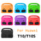 For Huawei MatePad T10S 10.1 / T10 9.7 Sparrow Style EVA Material Children Shockproof Casing Shell(Black)