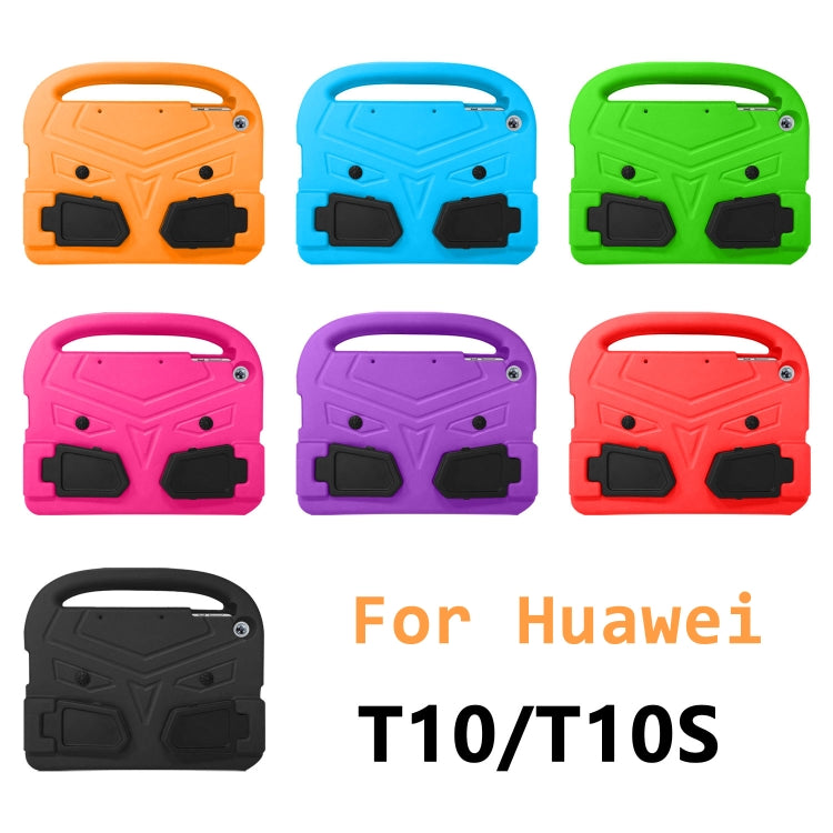 For Huawei MatePad T10S 10.1 / T10 9.7 Sparrow Style EVA Material Children Shockproof Casing Shell(Black)