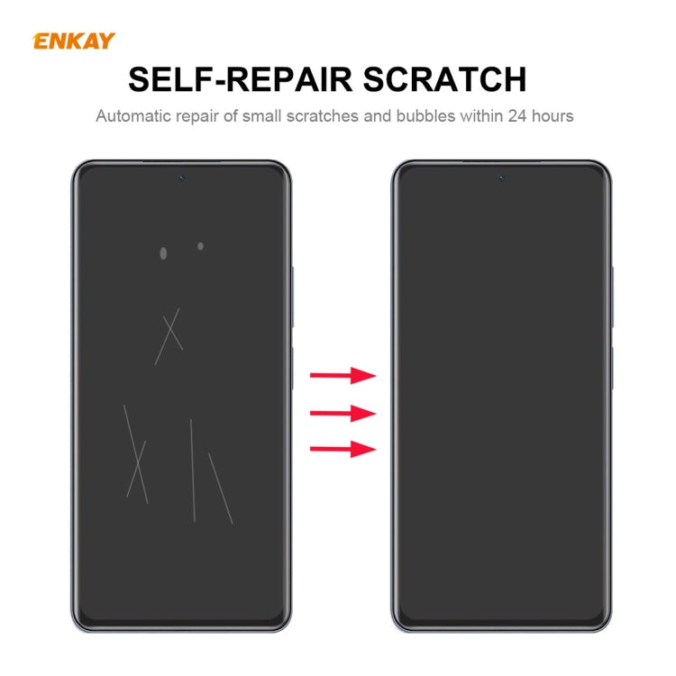 For Redmi K40 Gaming 5 PCS ENKAY Hat-Prince Full Glue Full Coverage Screen Protector Explosion-proof Hydrogel Film