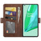 For OnePlus 9 Pro Dual-side Magnetic Buckle Horizontal Flip Leather Case with Holder & Card Slots & Wallet(Brown)