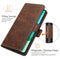 For OnePlus 9 Pro Dual-side Magnetic Buckle Horizontal Flip Leather Case with Holder & Card Slots & Wallet(Brown)