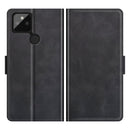 For Google Pixel 5A 5G Dual-side Magnetic Buckle Horizontal Flip Leather Case with Holder & Card Slots & Wallet(Black)
