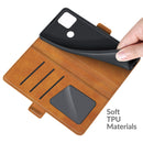 For Google Pixel 5A 5G Dual-side Magnetic Buckle Horizontal Flip Leather Case with Holder & Card Slots & Wallet(Yellow)