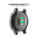 For Garmin Venu 2S 40mm / Vivoactive 4S 40mm ENKAY Hat-Prince Full Coverage Electroplate TPU Soft Case(Black)