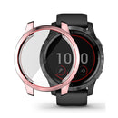 For Garmin Venu 2S 40mm / Vivoactive 4S 40mm ENKAY Hat-Prince Full Coverage Electroplate TPU Soft Case(Pink)