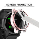For Garmin Venu 2S 40mm / Vivoactive 4S 40mm ENKAY Hat-Prince Full Coverage Electroplate TPU Soft Case(Pink)