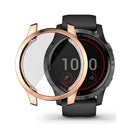 For Garmin Venu 2S 40mm / Vivoactive 4S 40mm ENKAY Hat-Prince Full Coverage Electroplate TPU Soft Case(Rose Gold)