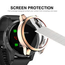 For Garmin Venu 2S 40mm / Vivoactive 4S 40mm ENKAY Hat-Prince Full Coverage Electroplate TPU Soft Case(Rose Gold)