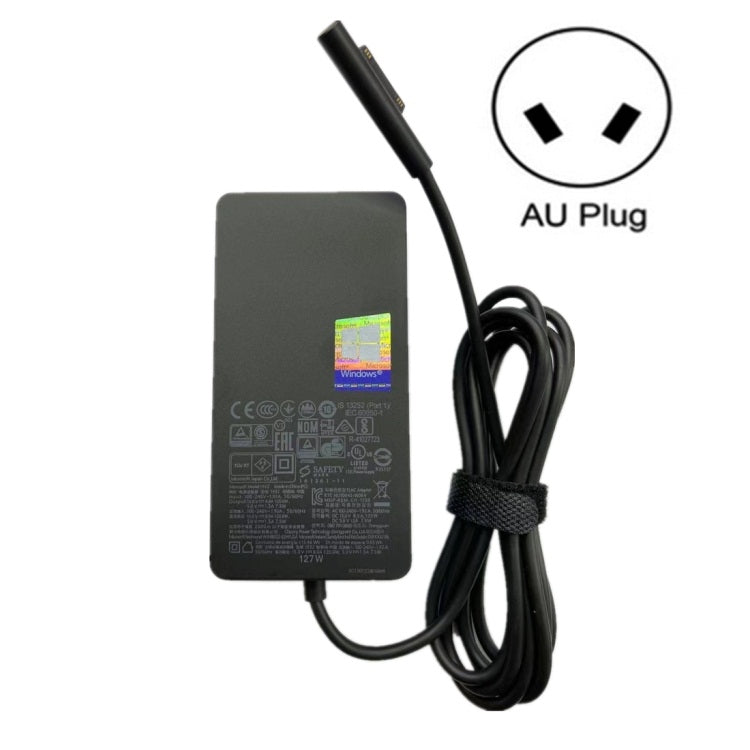 For Microsoft Surface Book 3 1932 127W 15V 8A AC Adapter Charger, The plug specification:AU Plug