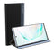 For Samsung Galaxy S21 FE Side Display Magnetic Horizontal Flip Plain Texture Cloth + PC Case with Holder & Sleep / Wake-up Function(Silver)