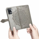 For OPPO A94 5G / F19 Pro+ / Reno5 Z Mandala Embossing Pattern Horizontal Flip Leather Case with Holder & Card Slots & Wallet & Lanyard(Gray)
