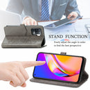 For OPPO A94 5G / F19 Pro+ / Reno5 Z Mandala Embossing Pattern Horizontal Flip Leather Case with Holder & Card Slots & Wallet & Lanyard(Gray)
