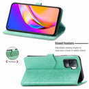 For OPPO A94 5G / F19 Pro+ / Reno5 Z Mandala Embossing Pattern Horizontal Flip Leather Case with Holder & Card Slots & Wallet & Lanyard(Green)