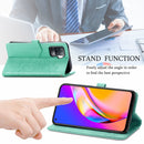 For OPPO A94 5G / F19 Pro+ / Reno5 Z Mandala Embossing Pattern Horizontal Flip Leather Case with Holder & Card Slots & Wallet & Lanyard(Green)