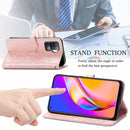 For OPPO A94 5G / F19 Pro+ / Reno5 Z Mandala Embossing Pattern Horizontal Flip Leather Case with Holder & Card Slots & Wallet & Lanyard(Rose Gold)