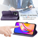 For OPPO A94 5G / F19 Pro+ / Reno5 Z Mandala Embossing Pattern Horizontal Flip Leather Case with Holder & Card Slots & Wallet & Lanyard(Purple)