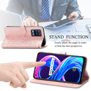 For OPPO Realme 8 / 8 Pro 4G Mandala Embossing Pattern Horizontal Flip Leather Case with Holder & Card Slots & Wallet & Lanyard(Rose Gold)