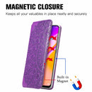 For OPPO A94 5G / Reno5 Z Blooming Mandala Embossed Pattern Magnetic Horizontal Flip Leather Case with Holder & Card Slots & Wallet(Purple)