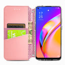 For OPPO A94 5G / Reno5 Z Blooming Mandala Embossed Pattern Magnetic Horizontal Flip Leather Case with Holder & Card Slots & Wallet(Pink)