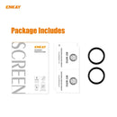 For Garmin Venu 2S / Vivoactive 4S 40mm 2 PCS ENKAY Hat-Prince 3D Full Screen Soft PC Edge + PMMA HD Screen Protector Film