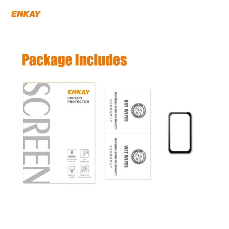 For Huawei Band 6 / Honor Band 6 ENKAY Hat-Prince 3D Full Screen Soft PC Edge + PMMA HD Screen Protector Film