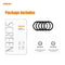 For Garmin Venu 2S / Vivoactive 4S 40mm 5 PCS ENKAY Hat-Prince 3D Full Screen Soft PC Edge + PMMA HD Screen Protector Film