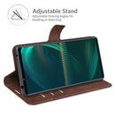 For Sony Xperia 5 III Retro Calf Pattern Buckle Horizontal Flip Leather Case with Holder & Card Slots & Wallet(Dark Brown)