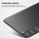 For Samsung Galaxy S21 FE MOFI Frosted PC Ultra-thin Hard Case(Blue)