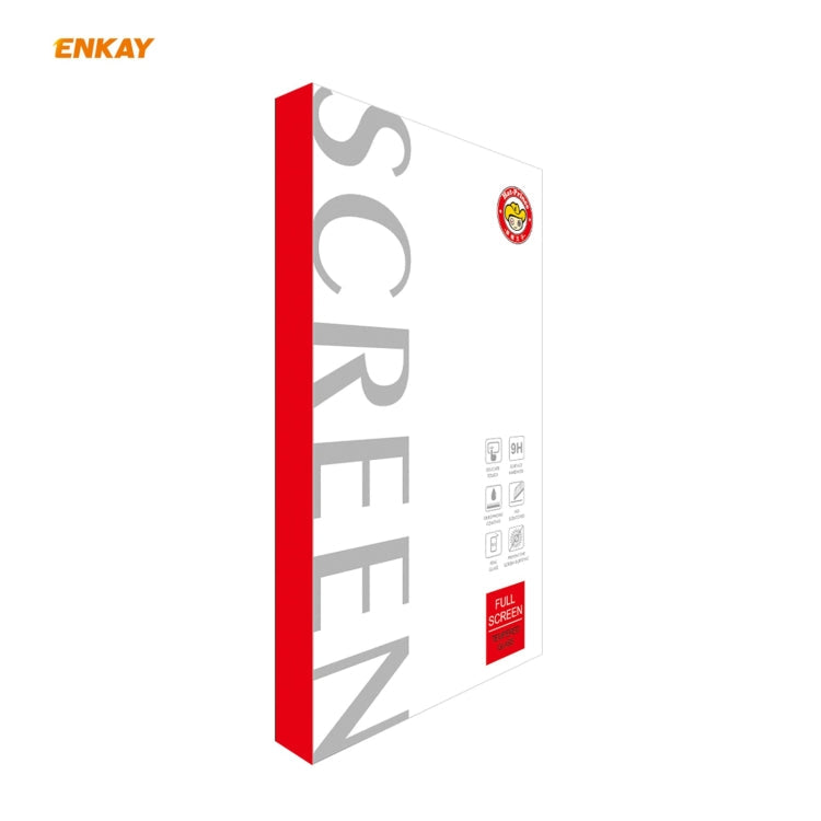 For Nokia X10 / X20 2 PCS ENKAY Hat-Prince Anti-drop Full Glue Tempered Glass Full Screen Film Anti-fall Protector