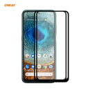 For Nokia X10 / X20 2 PCS ENKAY Hat-Prince Full Glue 0.26mm 9H 2.5D Tempered Glass Full Coverage Film