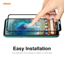 For Nokia X10 / X20 2 PCS ENKAY Hat-Prince Full Glue 0.26mm 9H 2.5D Tempered Glass Full Coverage Film