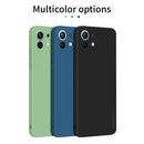 For Xiaomi Mi 11 Lite PINWUYO Touching Series Liquid Silicone TPU Shockproof Case(Green)