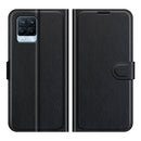 For OPPO Realme 8 / 8 Pro 4G Litchi Texture Horizontal Flip Protective Case with Holder & Card Slots & Wallet(Black)