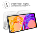 For OPPO Realme 8 / 8 Pro 4G Litchi Texture Horizontal Flip Protective Case with Holder & Card Slots & Wallet(White)