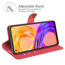 For OPPO Realme 8 / 8 Pro 4G Litchi Texture Horizontal Flip Protective Case with Holder & Card Slots & Wallet(Red)