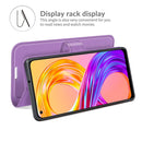 For OPPO Realme 8 / 8 Pro 4G Litchi Texture Horizontal Flip Protective Case with Holder & Card Slots & Wallet(Purple)