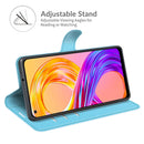 For OPPO Realme 8 / 8 Pro 4G Litchi Texture Horizontal Flip Protective Case with Holder & Card Slots & Wallet(Blue)