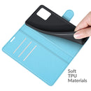 For OPPO Realme 8 / 8 Pro 4G Litchi Texture Horizontal Flip Protective Case with Holder & Card Slots & Wallet(Blue)