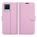 For OPPO Realme 8 / 8 Pro 4G Litchi Texture Horizontal Flip Protective Case with Holder & Card Slots & Wallet(Pink)