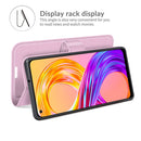 For OPPO Realme 8 / 8 Pro 4G Litchi Texture Horizontal Flip Protective Case with Holder & Card Slots & Wallet(Pink)