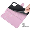 For OPPO Realme 8 / 8 Pro 4G Litchi Texture Horizontal Flip Protective Case with Holder & Card Slots & Wallet(Pink)