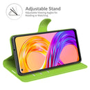 For OPPO Realme 8 / 8 Pro 4G Litchi Texture Horizontal Flip Protective Case with Holder & Card Slots & Wallet(Green)