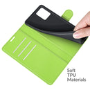 For OPPO Realme 8 / 8 Pro 4G Litchi Texture Horizontal Flip Protective Case with Holder & Card Slots & Wallet(Green)