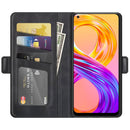 For OPPO Realme 8 / Realme 8 Pro Dual-side Magnetic Buckle Horizontal Flip Leather Case with Holder & Card Slots & Wallet(Black)