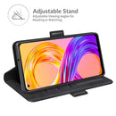 For OPPO Realme 8 / Realme 8 Pro Dual-side Magnetic Buckle Horizontal Flip Leather Case with Holder & Card Slots & Wallet(Black)