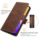 For OPPO Realme 8 / Realme 8 Pro Dual-side Magnetic Buckle Horizontal Flip Leather Case with Holder & Card Slots & Wallet(Brown)