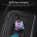 P21 Portable PD 20W + QC 3.0 18W Dual Ports Fast Car Charger(Black)