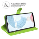 For OPPO Realme C21 Litchi Texture Horizontal Flip Protective Case with Holder & Card Slots & Wallet(Green)