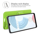 For OPPO Realme C21 Litchi Texture Horizontal Flip Protective Case with Holder & Card Slots & Wallet(Green)