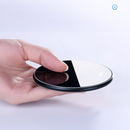 WX-69 10W Ultra-thin Wireless Charger Mirror Wireless Charger for Mobile Phone(Black)
